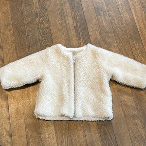 Petit bateau Sherpa coat baby girl